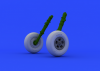 Eduard 648178 Spitfire Mk. V wheels 1/48 (AIRFIX)